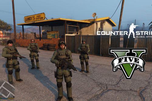 CS:GO FBI Squad [Add-On Ped]
